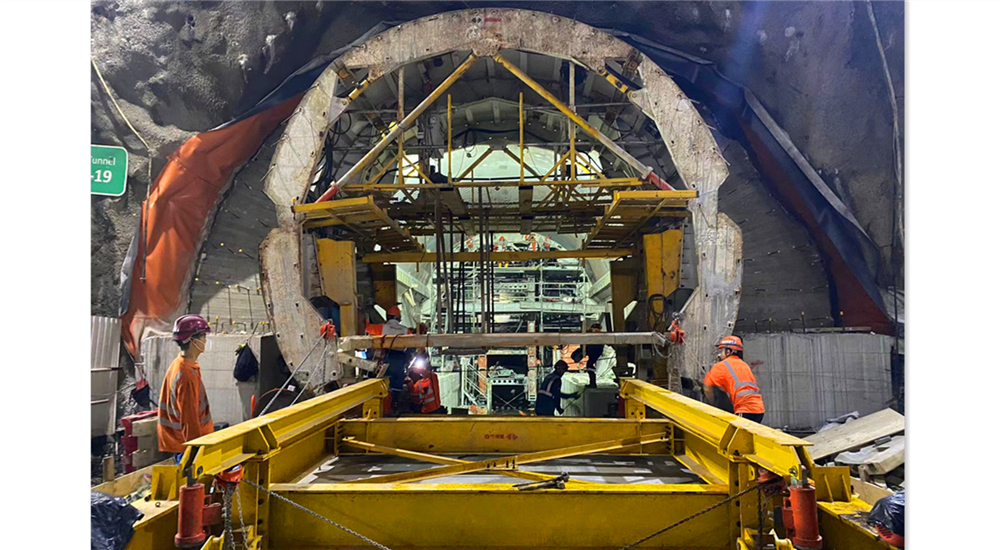 Zolo Tunnel Lining Formwork in Hongkong SAR Central Kowloon Route Project  is going well.