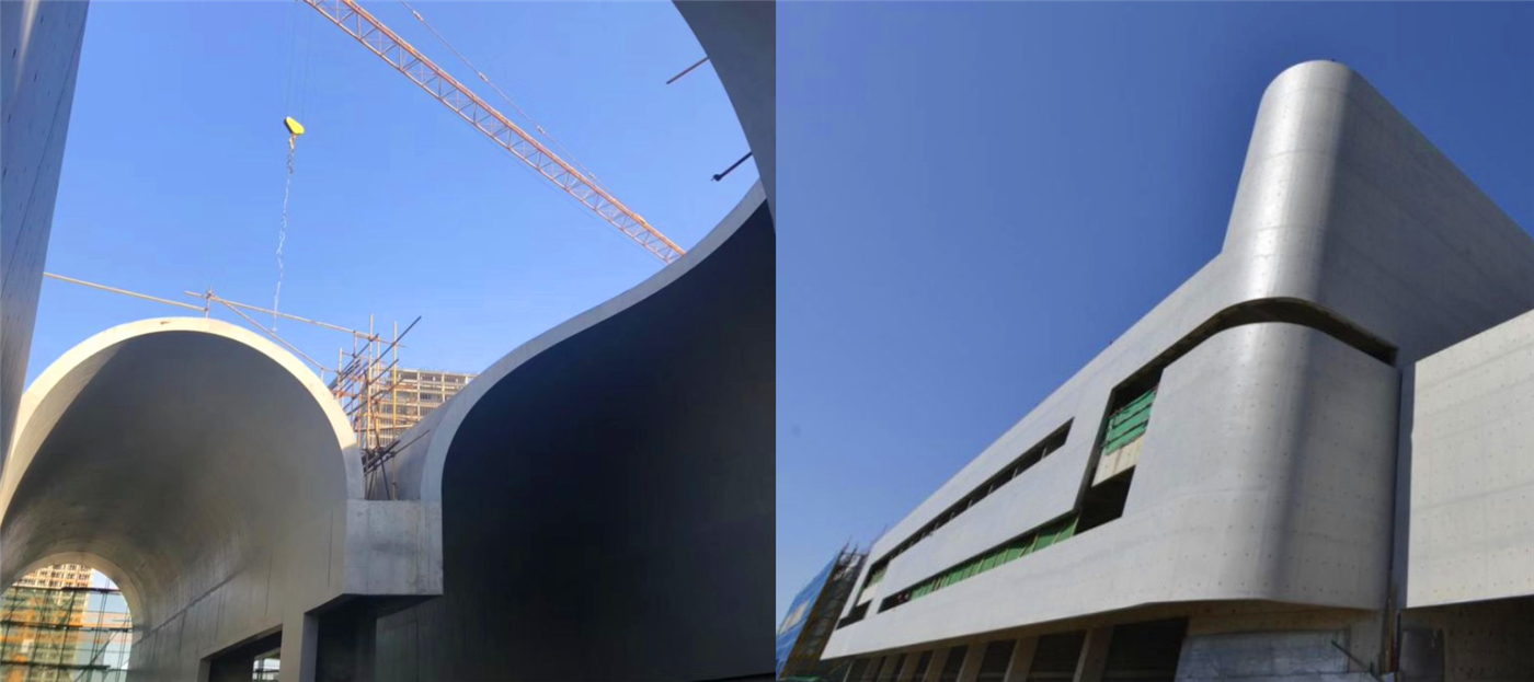 Shijiazhuang City Planning Pavilion Fair-Faced Concrete Formwork Project