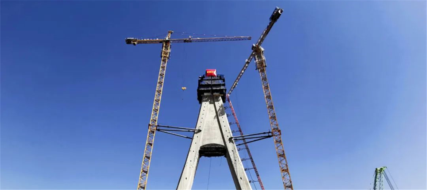 Taiping River Bridge Main Tower use Zolo ZClimb™-100 auto climbing formwork
