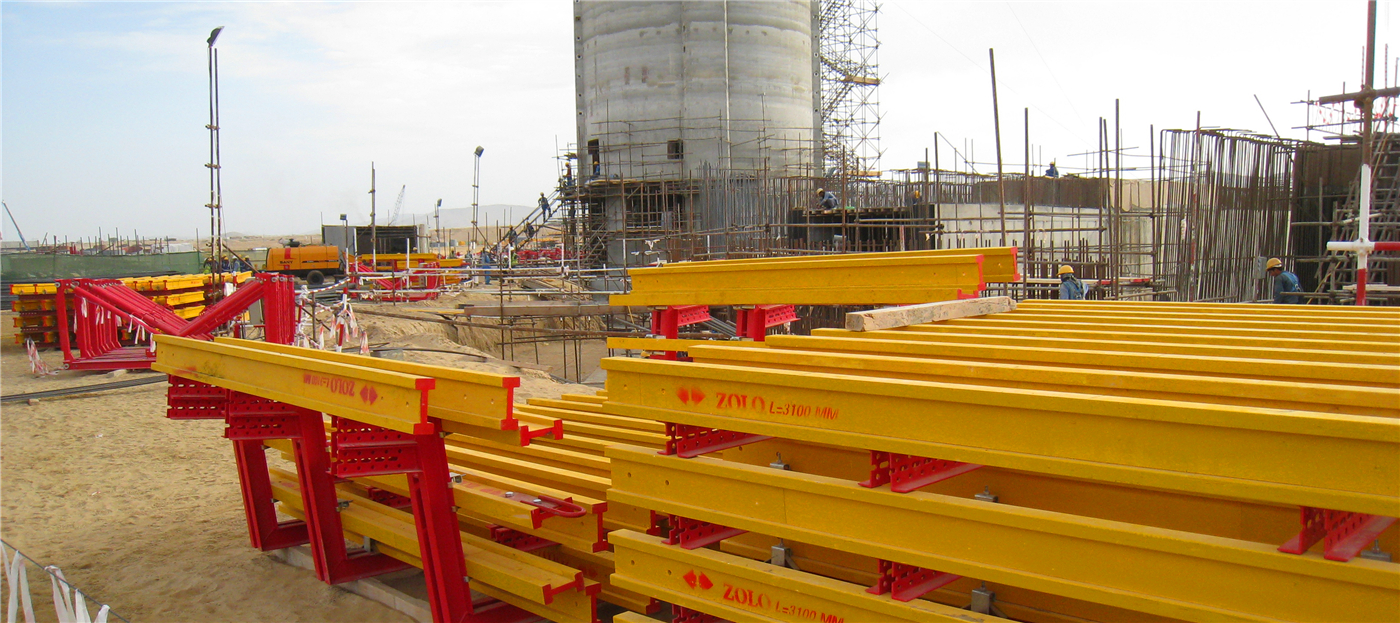 Pakistan DG Khan Cement Project use Zolo Zclimb™ 50 Self Climbing Formwork System and SlipForming System