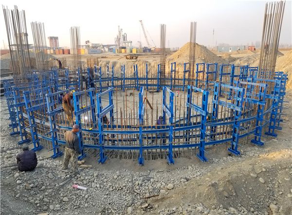 Uzbekstan Adijan 3000t/d cement silo project use Zolo Slipform system