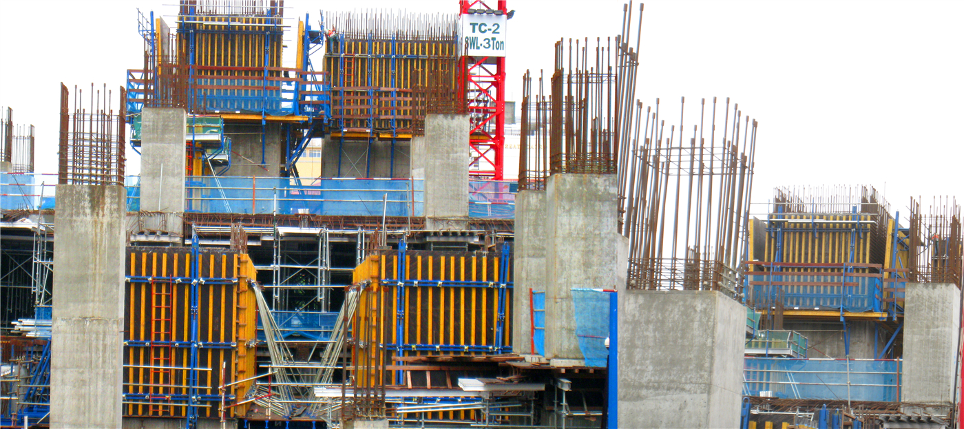 Vietnam  Hochimin City SWL Plaza use ZClimb 210 Climbing Formwork System Jump Form