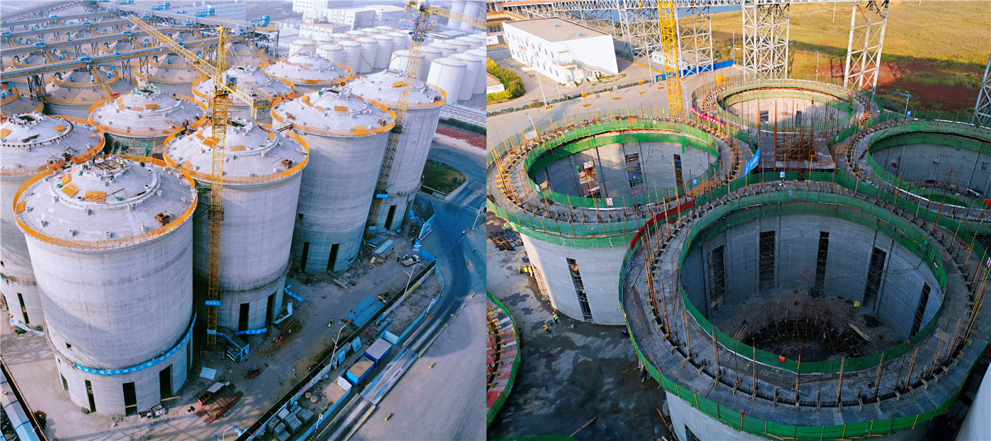 Tianjin Off-Shore Economic Zone Grain and Oil Logistics Center Phase I Silo Project