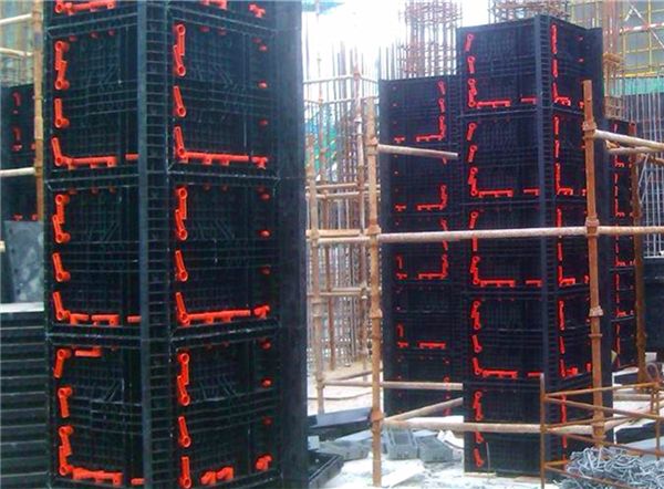 Fuzhou 22 Storeys Condominium Project use ZPlastk80 Adjustable Column Formwork