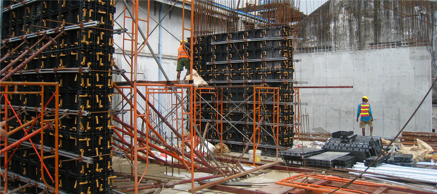 Myanmar Naing Group Office Building Apply Zolo ZPlastk80 Plastic Formwork