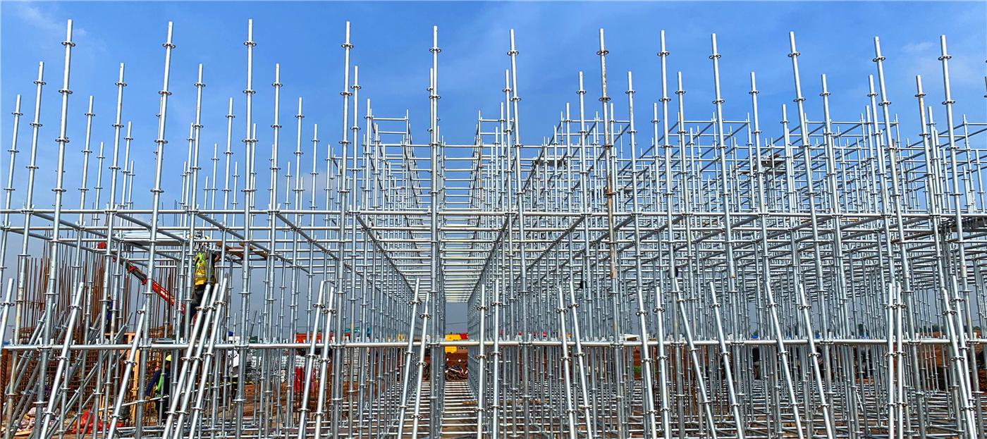 ZOLO ZScarf™48 Ring-Lock Scaffolding System is applied in Industrial Construction