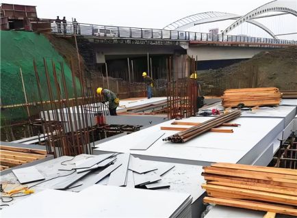 Z-PLASTK PP Shuttering Board put into use in Xi'an commercial building project