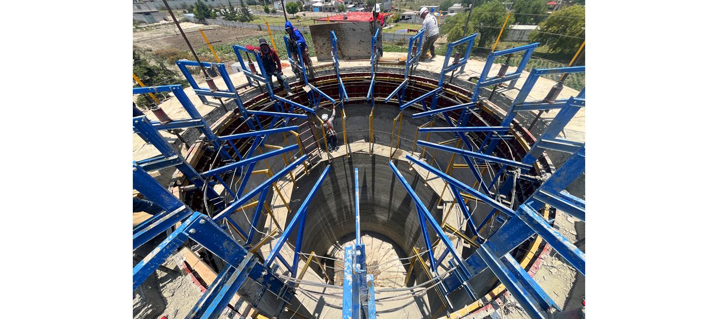 Zolo Slipform was applied in Mexico Water Treatment Plant Site