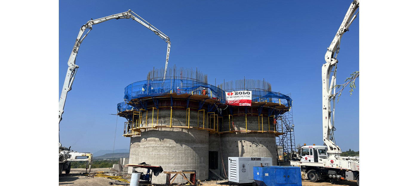 Zolo Slipform was applied in Mexico Water Treatment Plant Site